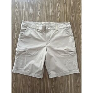 Willit Chino Cargo Shorts Mens 36 Khaki Lightweight Outdoor Comfort Activewear